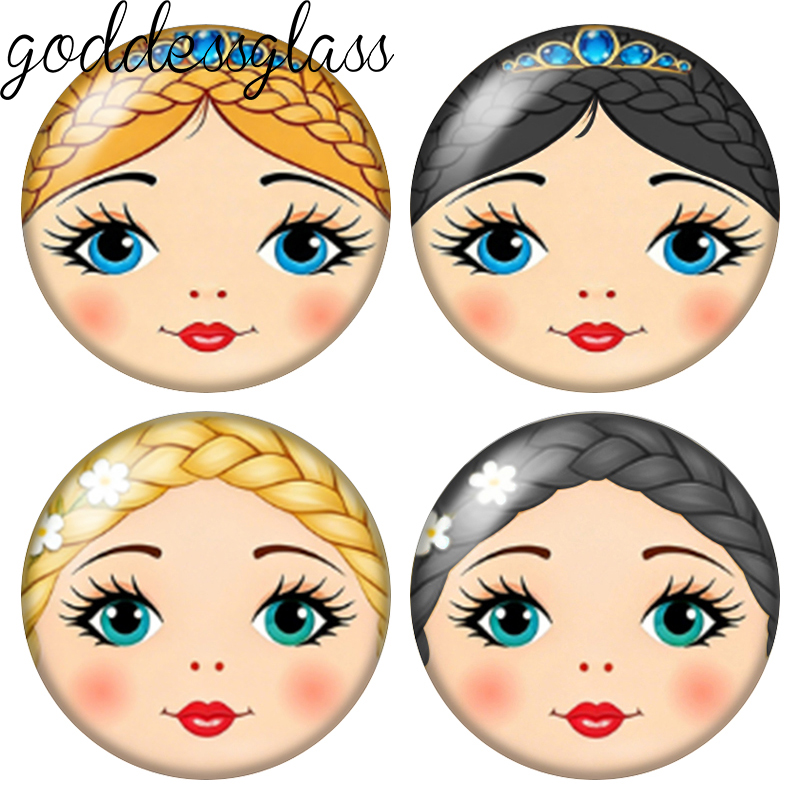 Body Jewelry Top - ตุ๊กตาแมทริออชก้าสาวหน้าตุ๊กตาแบบใหม่ ผมถักเปีย 10 ชิ้น ขนาด 12