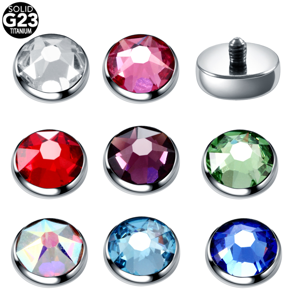 Body Jewelry Implants - 1PC G23 ไทเทเนียม Dermal Anchor Base