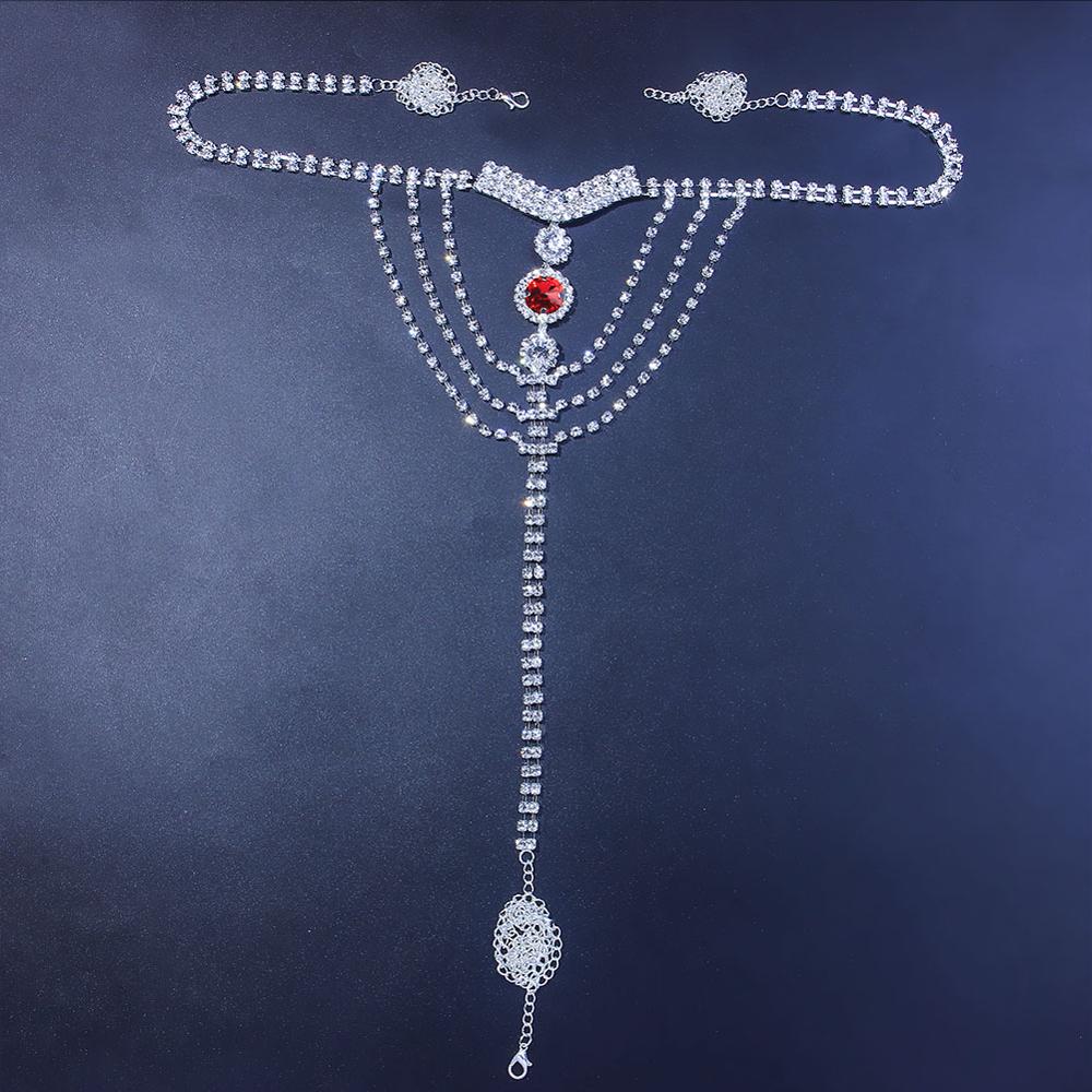 เซ็กซี่ Body CHAIN ชุดชั้นในคร - Body Jewelry Waist Chains บทวิจารณ์และราคา