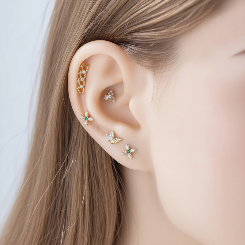 ต่างหูไทเทเนียม G23 ขนาด 16G ร - Body Jewelry Implants บทวิจารณ์และราคา