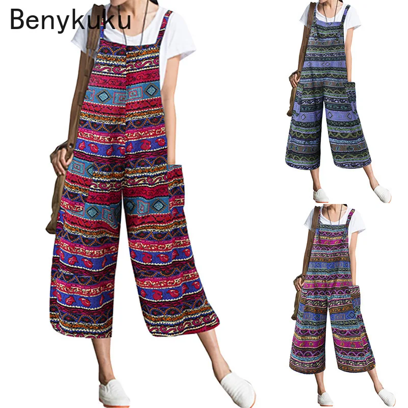 โบฮีเมียนลายผู้หญิง Overalls V - Body Jewelry Plus บทวิจารณ์และราคา