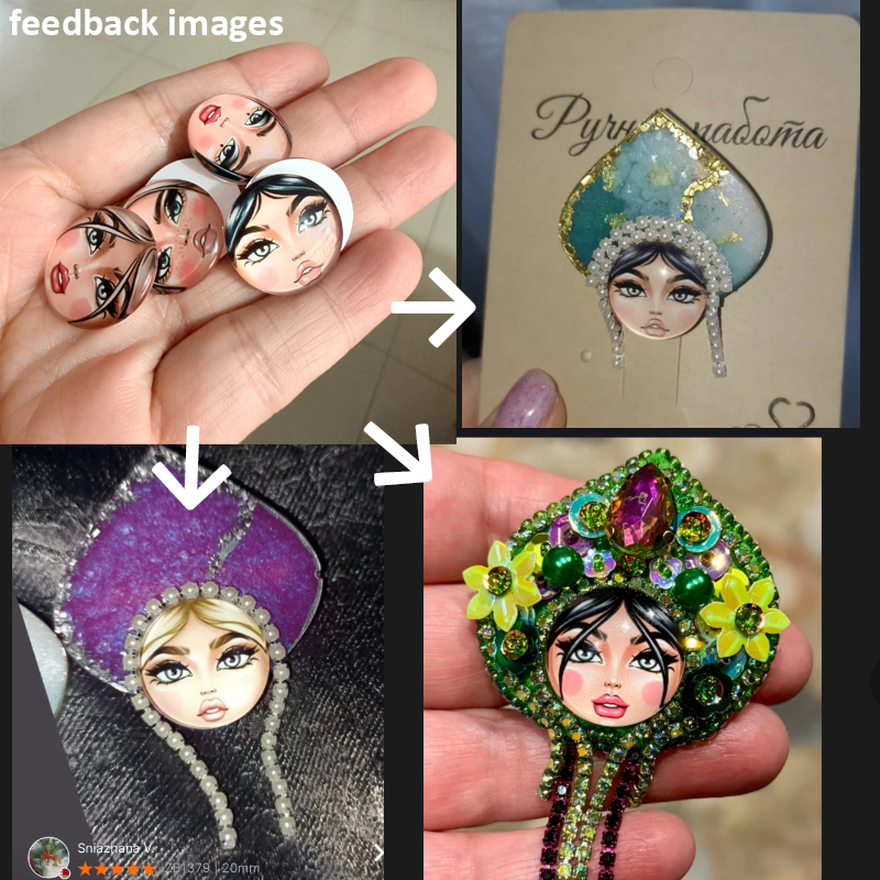 ตุ๊กตาแมทริออชก้าสาวหน้าตุ๊กตา - Body Jewelry Top บทวิจารณ์และราคา