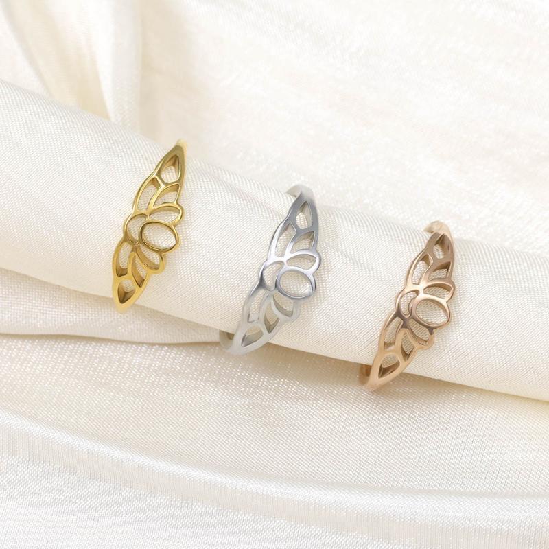 แหวนนิ้วเท้าดีไซน์ดอกบัวแบบปรั - Body Jewelry Rings บทวิจารณ์และราคา