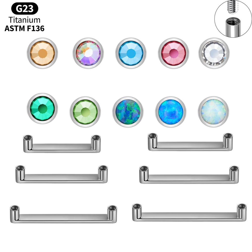 จิวเจาะผิวหนังไทเทเนียม ASTM F - Body Jewelry Implants บทวิจารณ์และราคา