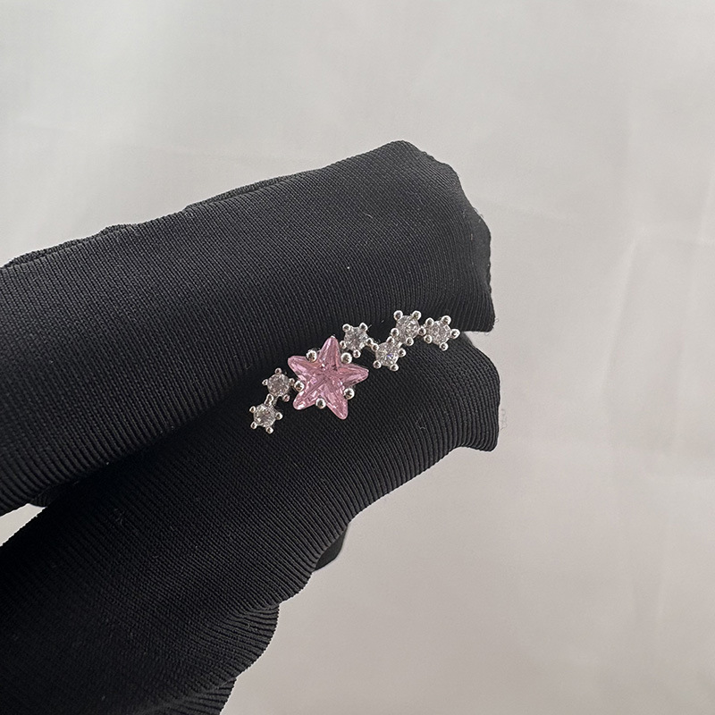 ต่างหูแบบเกลียวทรงเมทีออร์ ประ - Cluster Stud Ear บทวิจารณ์และราคา