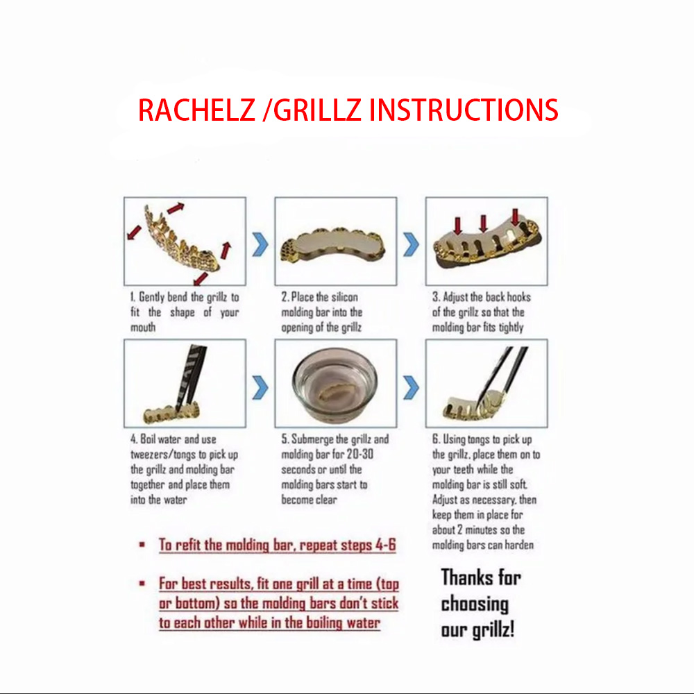 RACHELZ HipHop คลาสสิกฟันเดี่ย - Body Jewelry Gold Plated บทวิจารณ์และราคา