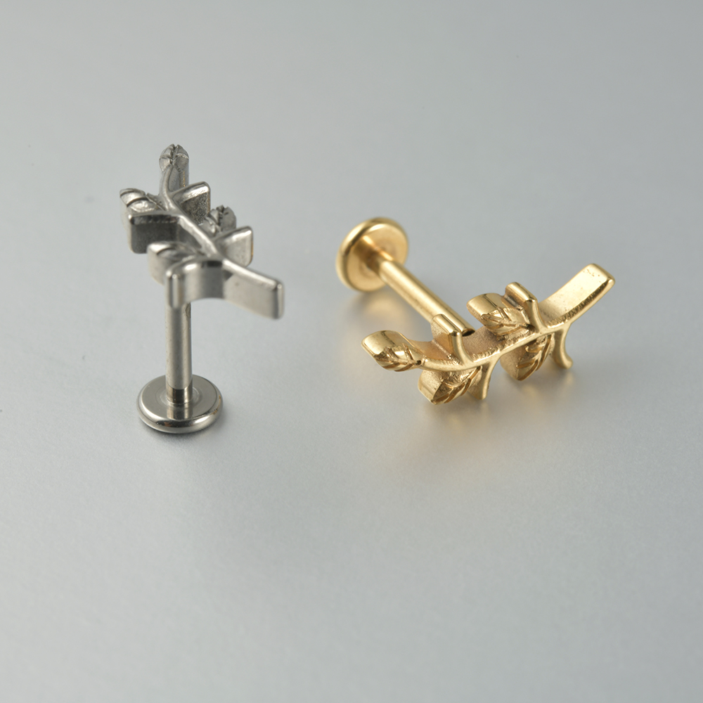 1PC Zircon & โอปอล G23 ไทเทเนี - Cluster Stud Ear บทวิจารณ์และราคา