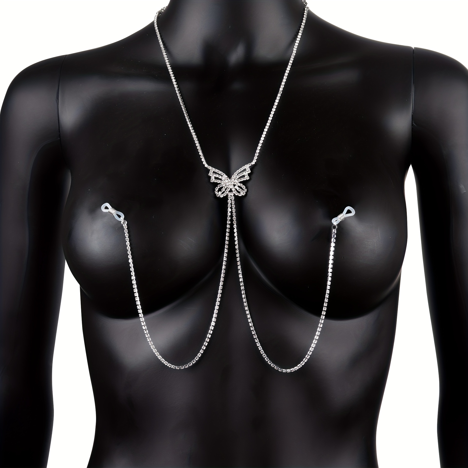 ห่วงโซ่ปลายผีเสื้อพู่ห้อยแบบไม - Body Jewelry Rings บทวิจารณ์และราคา