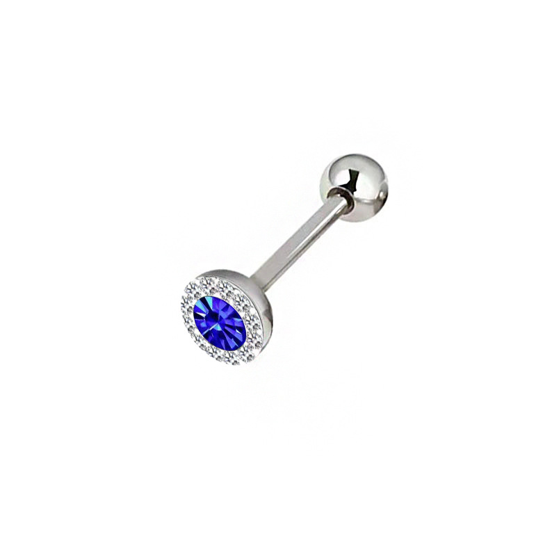 แหวนเจาะลิ้นทรงกลมทันสมัยประดั - Body Jewelry Plus บทวิจารณ์และราคา
