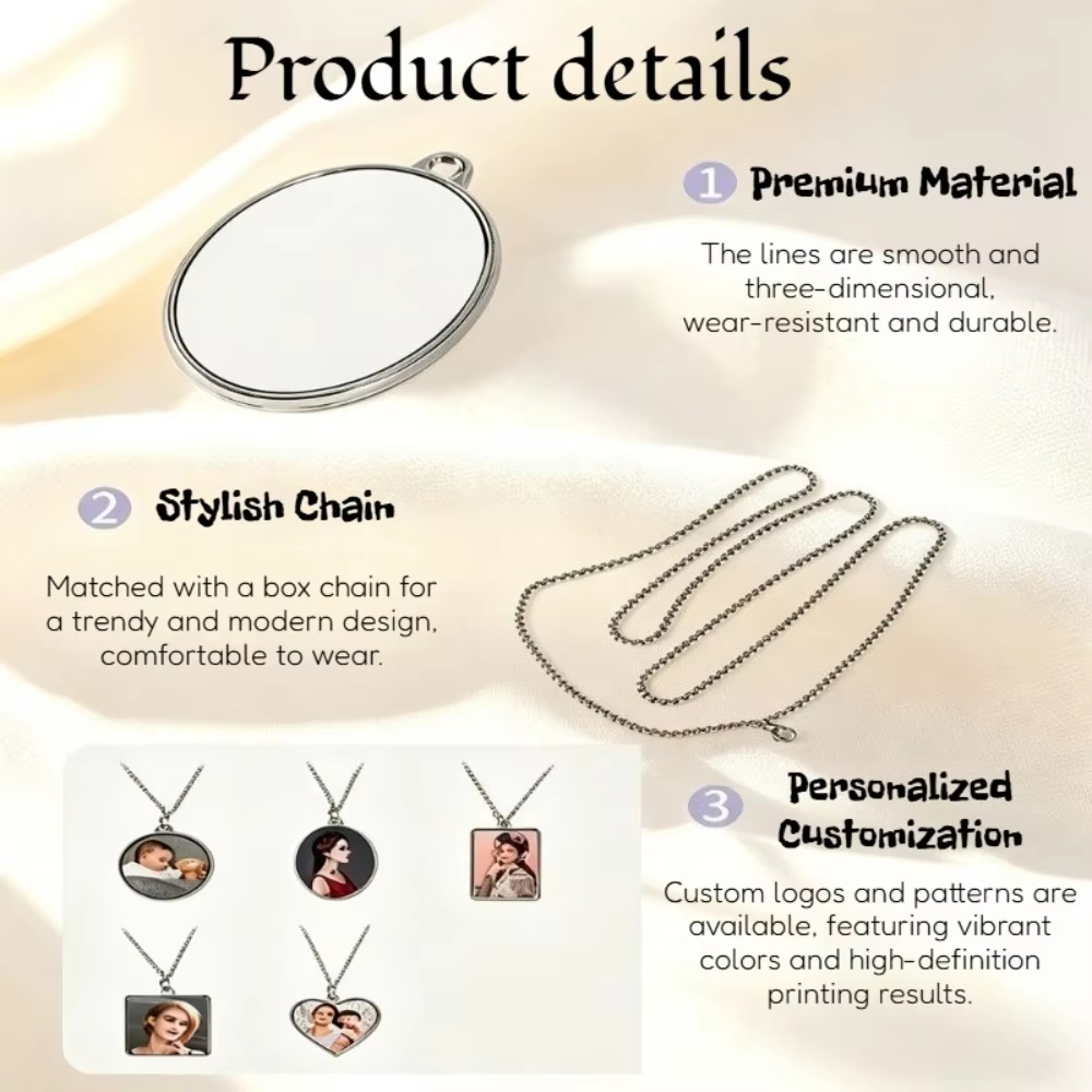 สร้อยคอจี้รูปภาพ 2 รูปแบบสั่งท - Body Jewelry Unique บทวิจารณ์และราคา