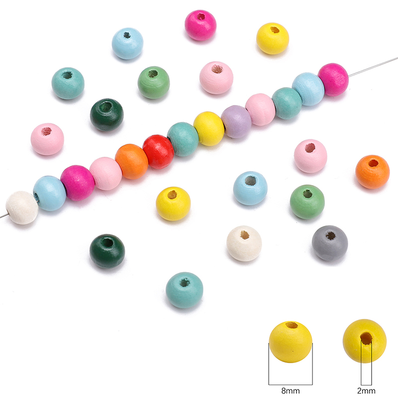 8 มม.50 ชิ้น/ถุงไม้สีทึบสเปรย์ - Body Jewelry Unique บทวิจารณ์และราคา