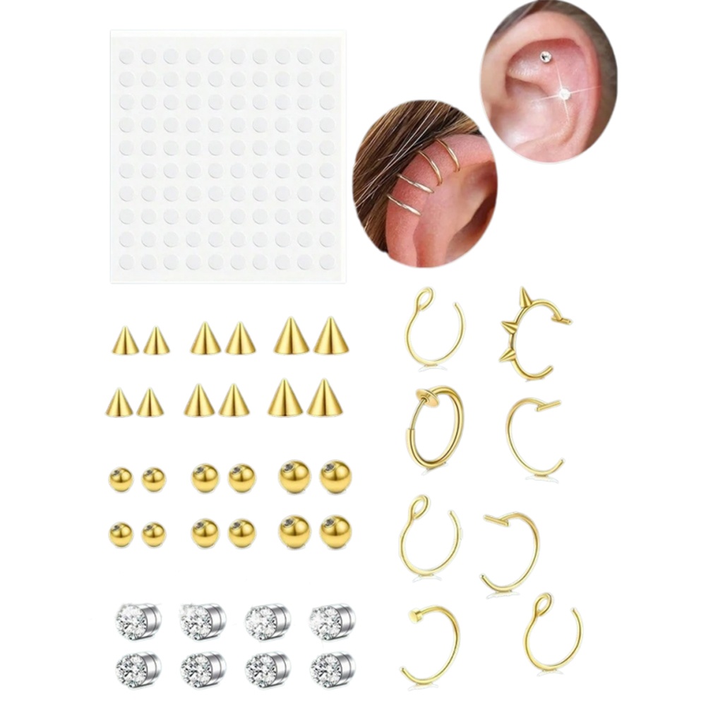 แหวนจมูกปลอม แหวนเจาะจมูกปลอมส - Body Jewelry Rings บทวิจารณ์และราคา