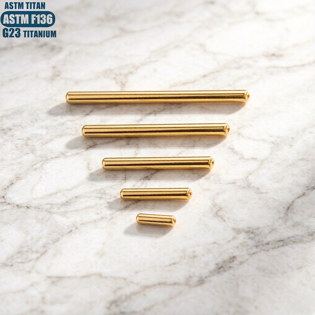 แท่งไทเทเนียมเกรด G23 สำหรับเจ - Body Jewelry Implants บทวิจารณ์และราคา