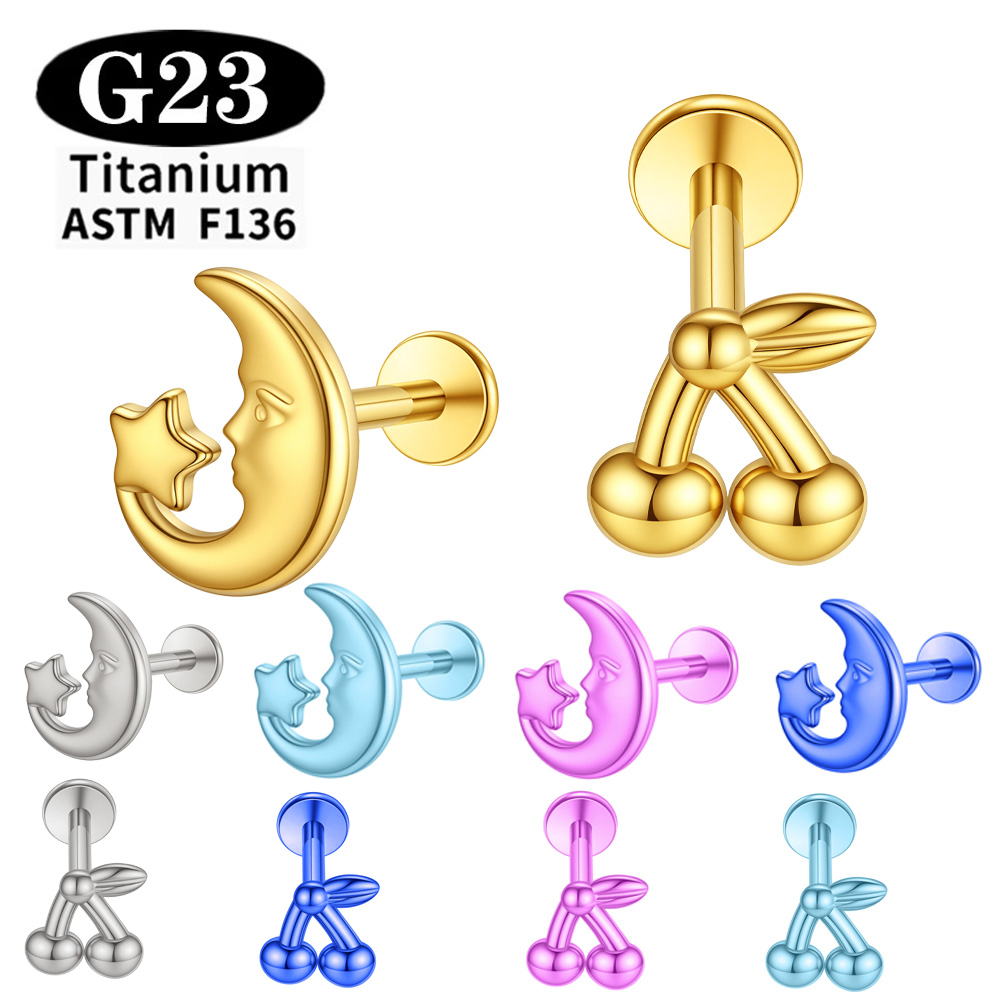 ต่างหูไทเทเนียมเกรด ASTM F136  - Body Jewelry Implants บทวิจารณ์และราคา