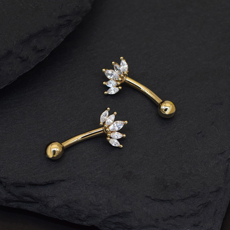 เครื่องประดับเจาะสะดือเงินแท้  - Body Jewelry Trend บทวิจารณ์และราคา