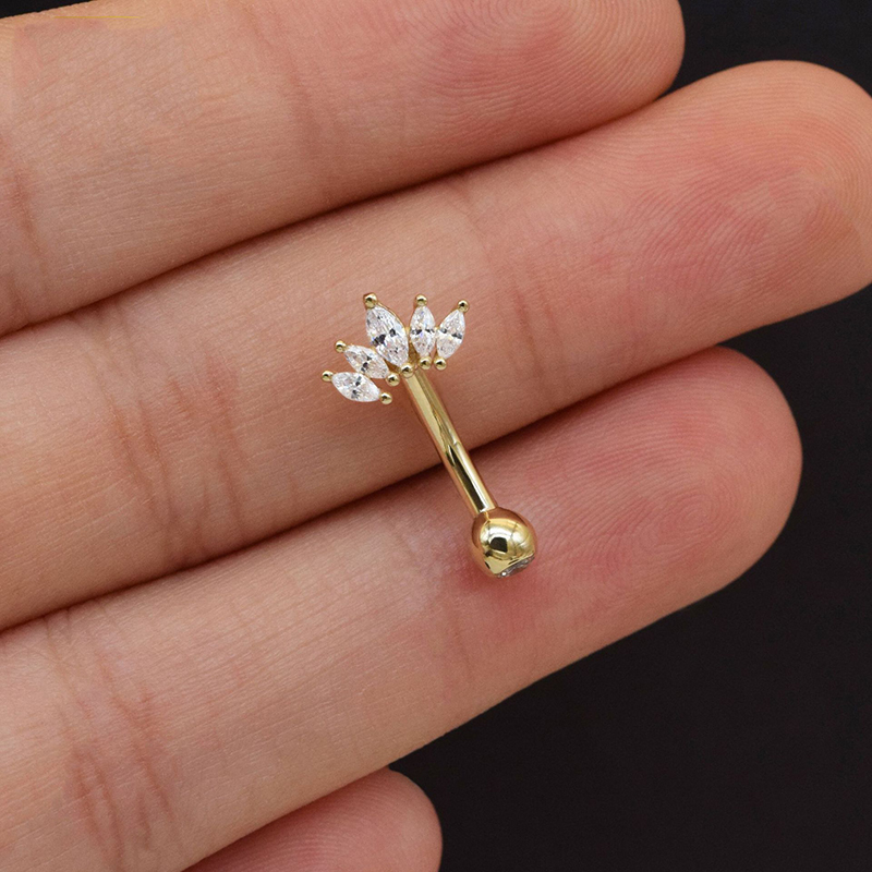เครื่องประดับเจาะสะดือเงินแท้  - Body Jewelry Trend บทวิจารณ์และราคา
