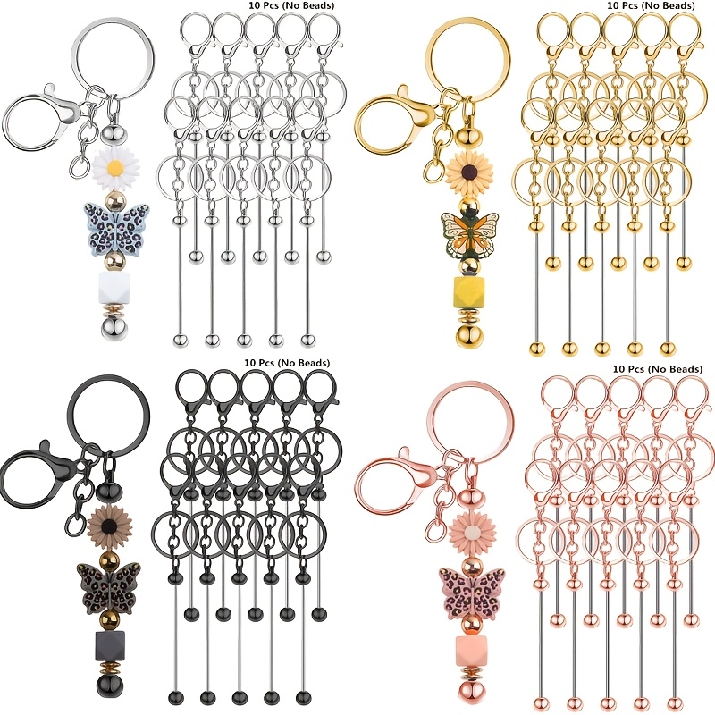 ชุดทำพวงกุญแจลูกปัดเปล่า DIY 1 - Body Jewelry Unique บทวิจารณ์และราคา