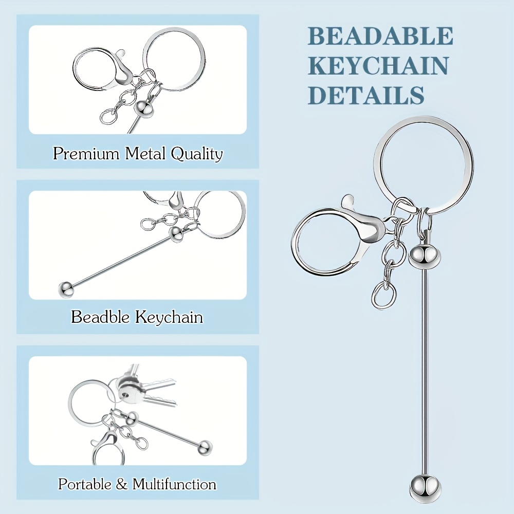 ชุดทำพวงกุญแจลูกปัดเปล่า DIY 1 - Body Jewelry Unique บทวิจารณ์และราคา