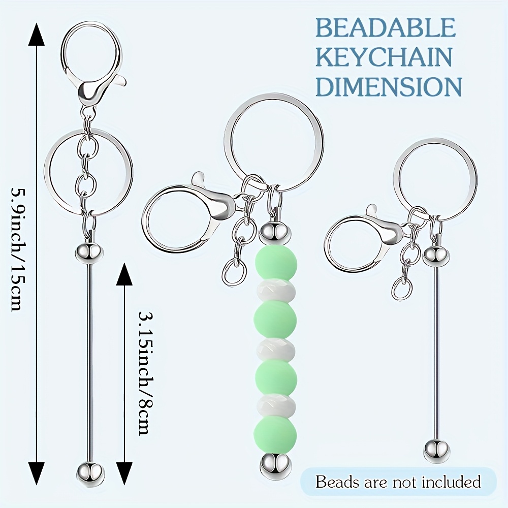 ชุดทำพวงกุญแจลูกปัดเปล่า DIY 1 - Body Jewelry Unique บทวิจารณ์และราคา
