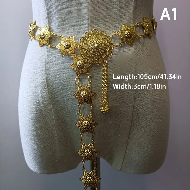 1PC โลหะประเทศไทยเอวผู้หญิงไทย - Body Jewelry Waist Chains บทวิจารณ์และราคา