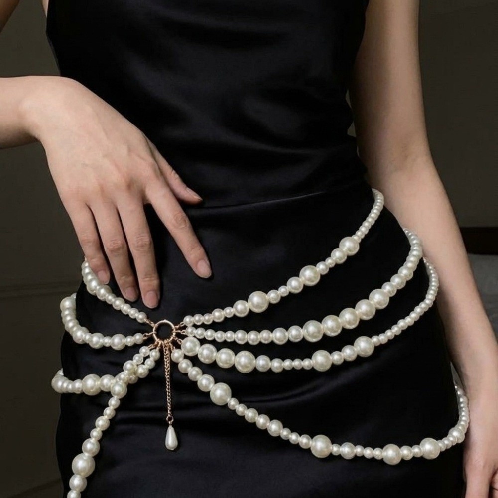สร้อยคาดเอวไข่มุกสีทองสุดพิเศษ - Body Jewelry Unique บทวิจารณ์และราคา